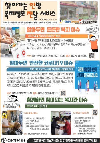 제1호 찾아가는 안방 복지정보 전달서비스 이미지