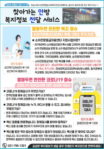 제33호 찾아가는 안방 복지정보 전달서비스 이미지
