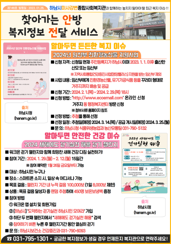 제146호 찾아가는 안방 복지정보 전달서비스 이미지