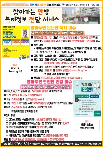 제201호 찾아가는 안방 복지정보 전달서비스 이미지