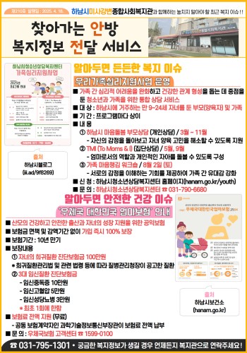 제210호 찾아가는 안방 복지정보 전달서비스 이미지