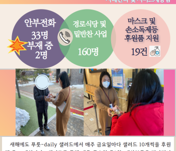 1월 8일 코로나19 극복! 안부전화로 마음을 전합니다. 이미지