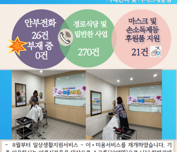 8월 4일 코로나19 극복! 안부전화로 마음을 전합니다. 이미지